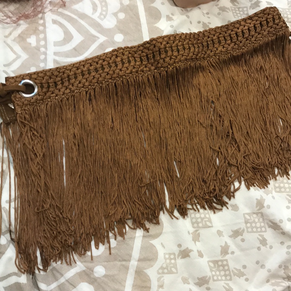 2 for 1✌🏼DEAL - Fringe FLAPPER Indian Wrap Belt OS
